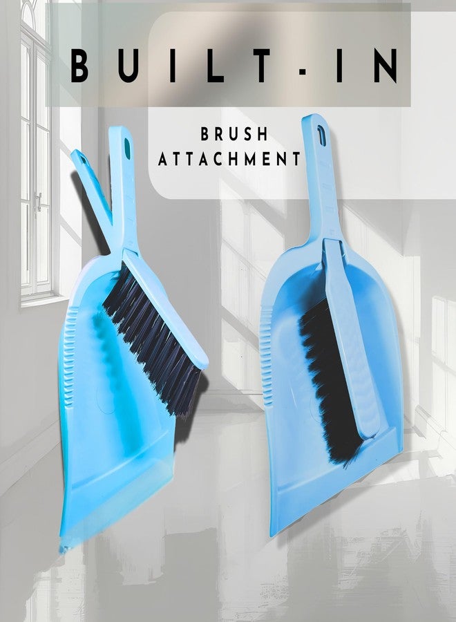 MS DIAMOND 2-in-1 Plastic Dustpan with Brush Set for Floor & Home Cleaning I Handheld Supdi for Indoor (1) - Image 2